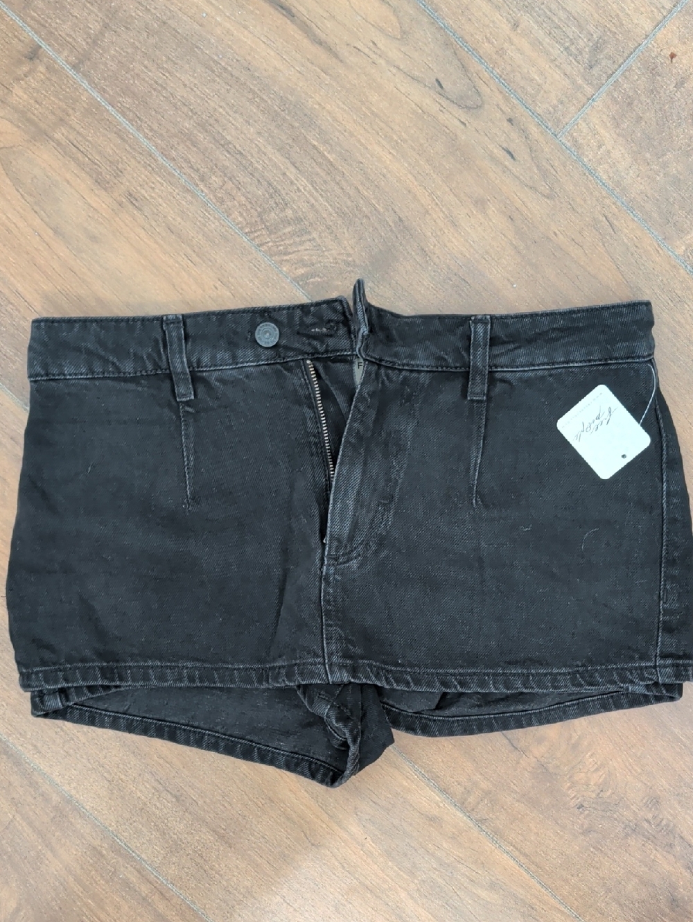 Free People We The Free Galivanting Peekaboo Denim Skort NWT
